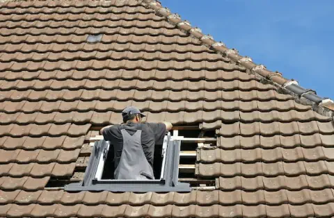 Pose de velux - Lanas